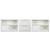 Solido White Wrap Counters x 2 and Triangle Corner Unit x 1 Bundle