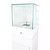 Glass Display Tower Showcase Plinth with Lockable Cupboard