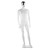 Focus Mannequin 01 - Male - Gloss White - 1 Gold Face + 1 Silver Face