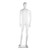 Focus Mannequin 01 - Male - Gloss White - 1 Gold Face + 1 Silver Face