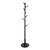 Hat & Coat Stand - 8 Hooks - Black