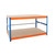 Blue & Orange Workbench With Reel Bar & 2 x Chipboard Shelves - Up To 400kg UDL