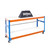 Mobile Blue & Orange Workbench With Reel Bar & 2 x Melamine Shelves - Up To 300kg UDL