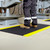 Anti-Fatigue Fire-Resistant Safety Mat - Black & Yellow