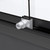 Eclipse Aluminium Glass Display Counter with Storage Cupboard