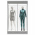 Double Glass Mannequin Display Case