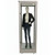 Single Glass Mannequin Display Case with Glass Top
