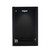 Halo Black Mini Wall-Mounted Glass Showcase With or Without Remote Control Light