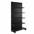 Black Plain Back Panel for Retail Shelving Units
