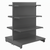 Dark Grey Plain Back Panel for Retail Shelving Units
