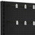Black Perforated Back Panel for Retail Shelving Units - H400mm