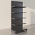Dark Grey Retail Wall Shelving - 1 Starter Bay With 470mm Base Shelf
