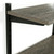 Black  & Eternity Oak Twin Slot Shelving Kit - H1000mm - 3 Shelves