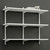 White Twin Slot Shelving Kit - H1000 x W1200mm, 3 Uprights & 3 Wooden Shelves