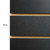 Pack of 40 x Graphite Grey Slatwall Panels - 100mm Centres - 18mm MDF