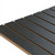 Pack of 40 x Graphite Grey Slatwall Panels - 100mm Centres - 18mm MDF