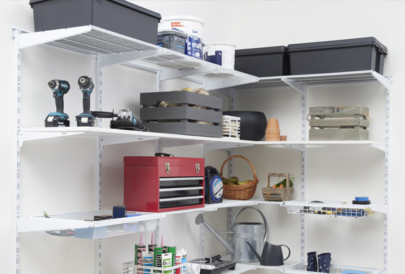 Flexx Wall Shelving & Hanging Rail System