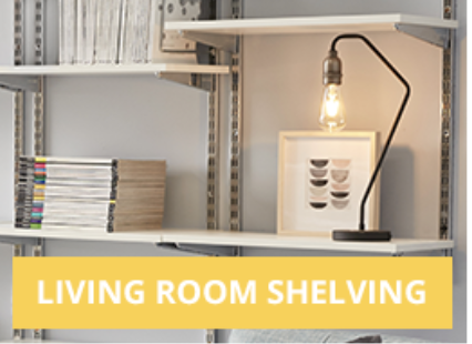 Living room shelving