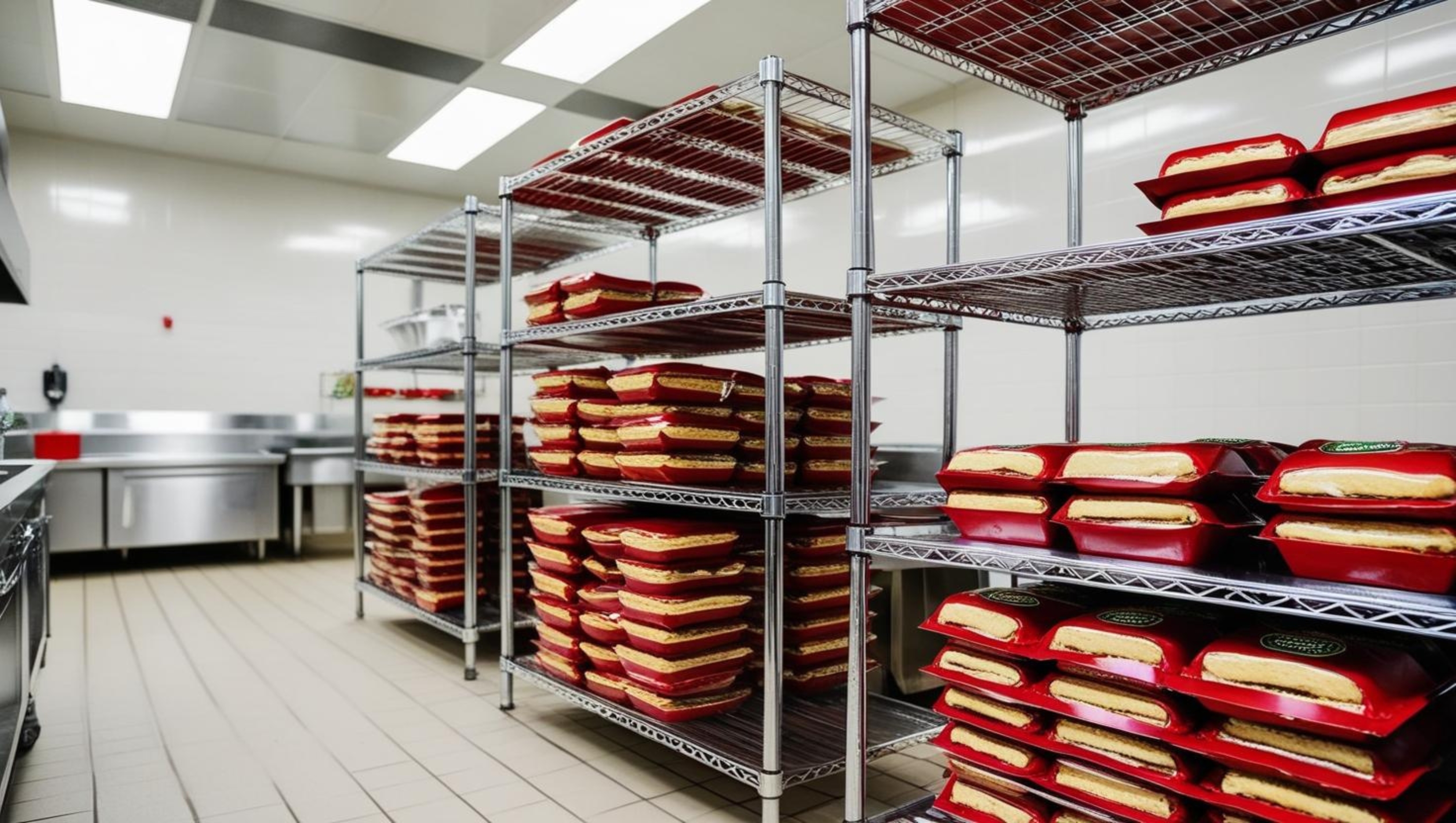 Chrome Wire Shelving Catering