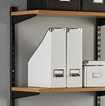 Wall shelving kits