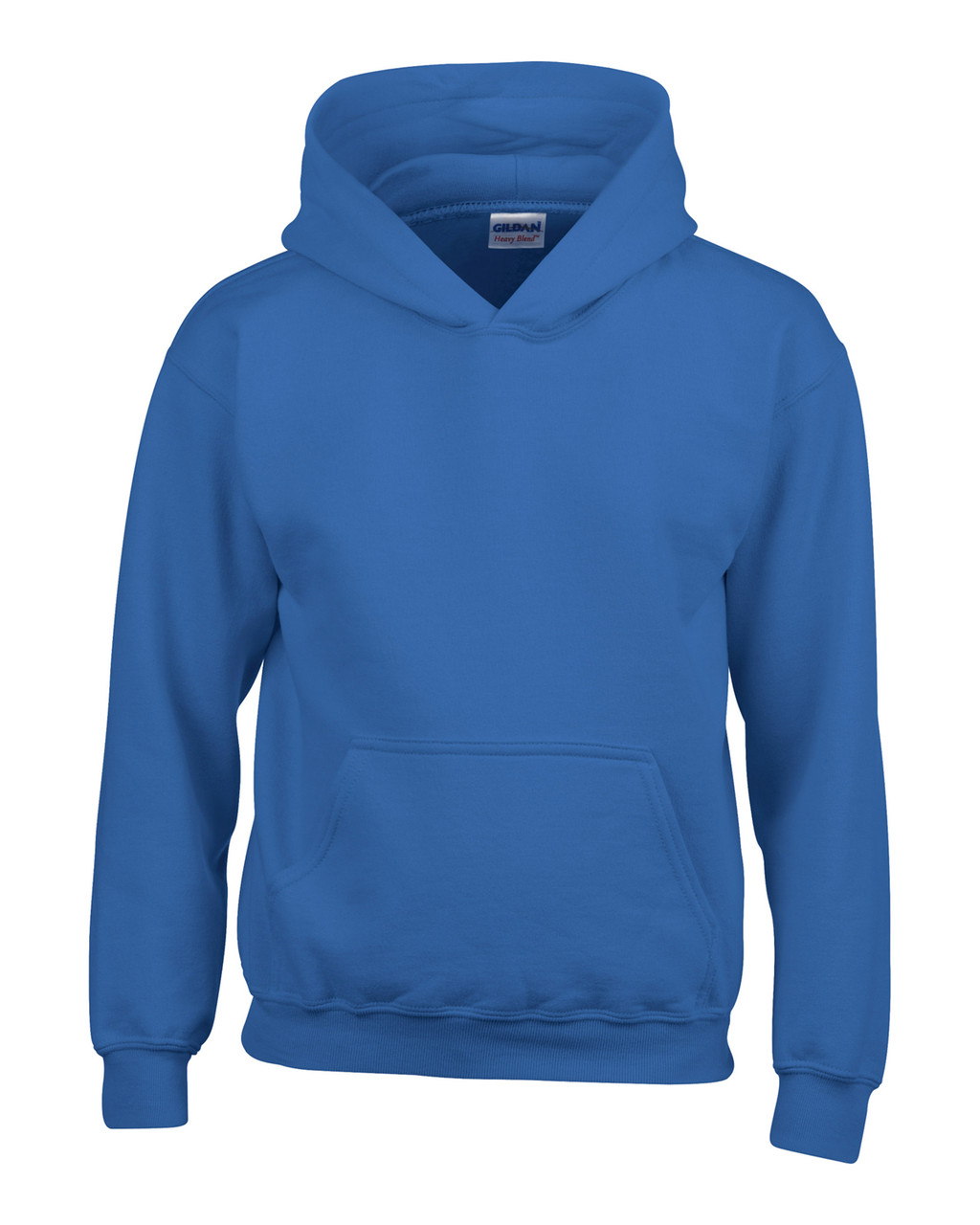 Gildan Men's Heavy Blend Hooded Sweatshirt - Sapphire Blue, XL, 50% Cotton