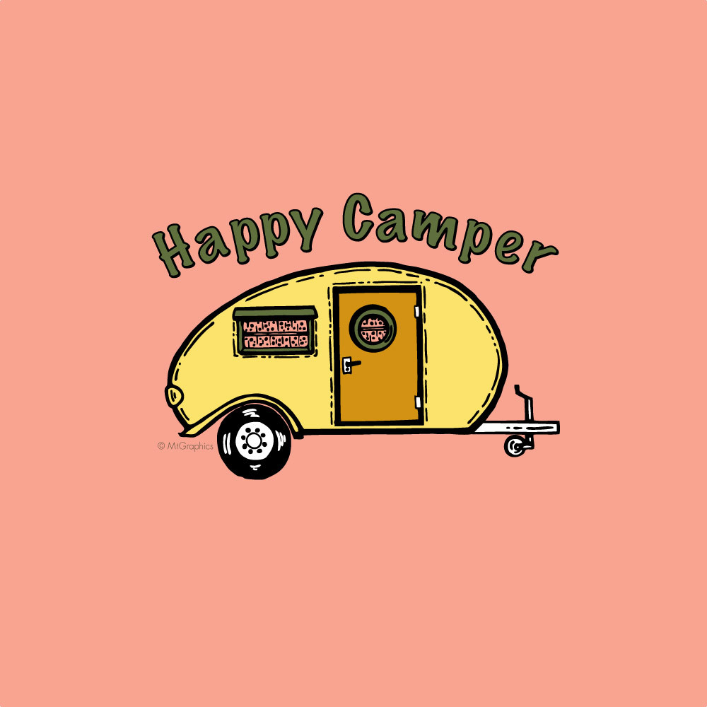 Wholesale Happy Camper | Mountain Graphics