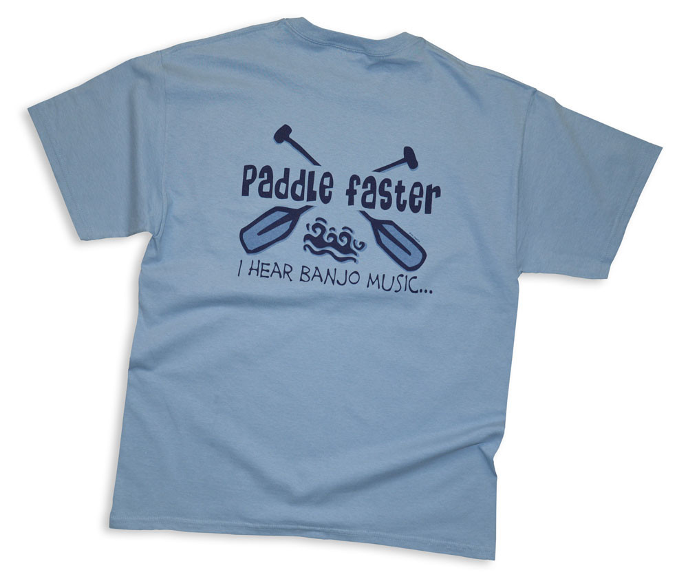 Women's Retro Paddle TShirt Mountain Graphics Free Shipping