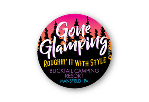 Wholesale Gone Glamping Sticker Wholesale Gone Glamping Sticker