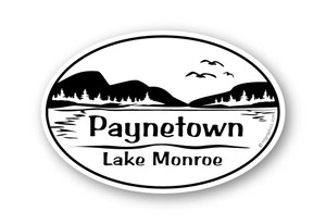 Wholesale Mountain Lake Sticker - Oval Wholesale Mountain Lake Sticker - Oval