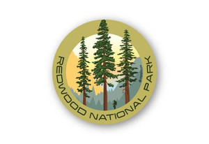Wholesale Redwood Hiker Sticker Wholesale Redwood Hiker Sticker