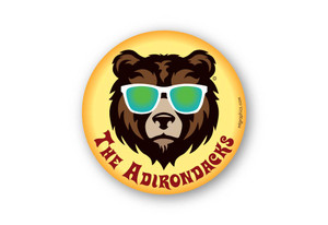 Cool Bear Adirondacks Sticker Cool Bear Adirondacks Sticker