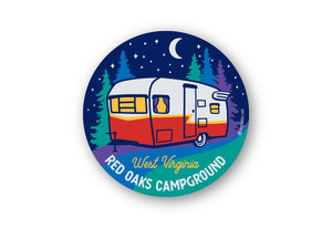 Wholesale Starry Camper Sticker Wholesale Starry Camper Sticker