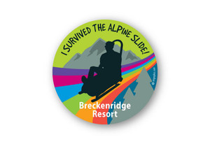 Wholesale Alpine Slide Green Sticker Wholesale Alpine Slide Green Sticker
