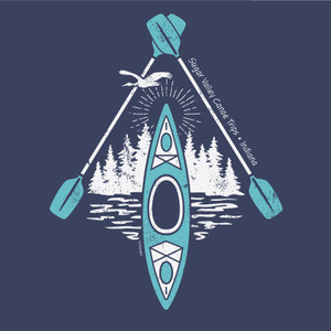 Wholesale Sun Lake Kayak Tee Wholesale Sun Lake Kayak Tee