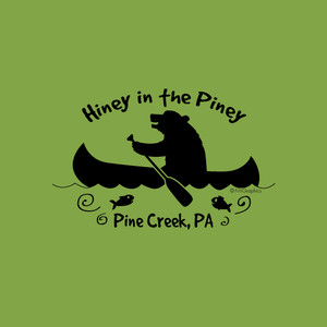 Wholesale Bear In Canoe Tee Wholesale Bear In Canoe Tee