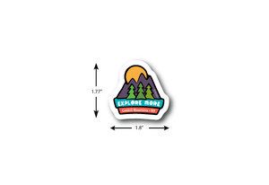 Explore More Mini Die Cut Sticker Explore More Mini Die Cut Sticker