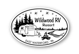Wholesale Lakeside Camper Sticker
