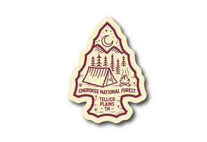 Wholesale Arrowhead Tent Die Cut Sticker Wholesale Arrowhead Tent Die Cut Sticker