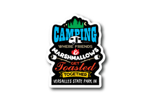 Wholesale Camper Toasted Color Sticker Wholesale Camper Toasted Color Sticker