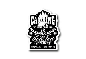 Wholesale Tent Toasted Sticker Wholesale Tent Toasted Sticker