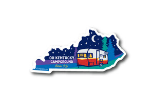 Wholesale Kentucky Camper Diecut Sticker Wholesale Kentucky Camper Diecut Sticker