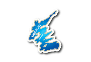Wholesale Raquette Lake Diecut Sticker Wholesale Raquette Lake Diecut Sticker