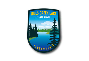 Wholesale Lake Badge Die Cut Sticker Wholesale Lake Badge Die Cut Sticker
