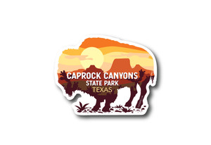 Wholesale Southwest Buffalo Die Cut Sticker Wholesale Southwest Buffalo Die Cut Sticker