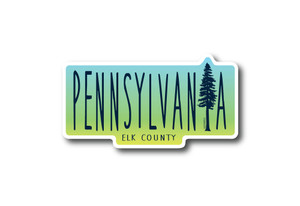 Wholesale Tree Type Die Cut Sticker