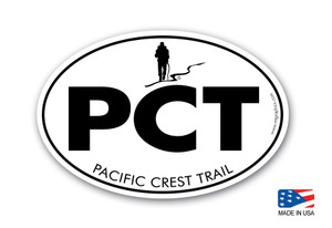 Pacific Crest Trail Classic Hiking Sticker Pacific Crest Trail Classic Hiking Sticker