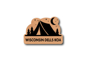 Wholesale Tent & Trees Die Cut Wooden Magnet Wholesale Tent & Trees Die Cut Wooden Magnet
