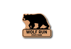 Wholesale Bear Walking Die Cut Wooden Magnet Wholesale Bear Walking Die Cut Wooden Magnet