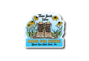 Wholesale Boots and Flowers Sticker