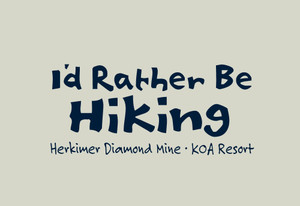 Rather Be Hiking Screen Printed Hat Rather Be Hiking Screen Printed Hat